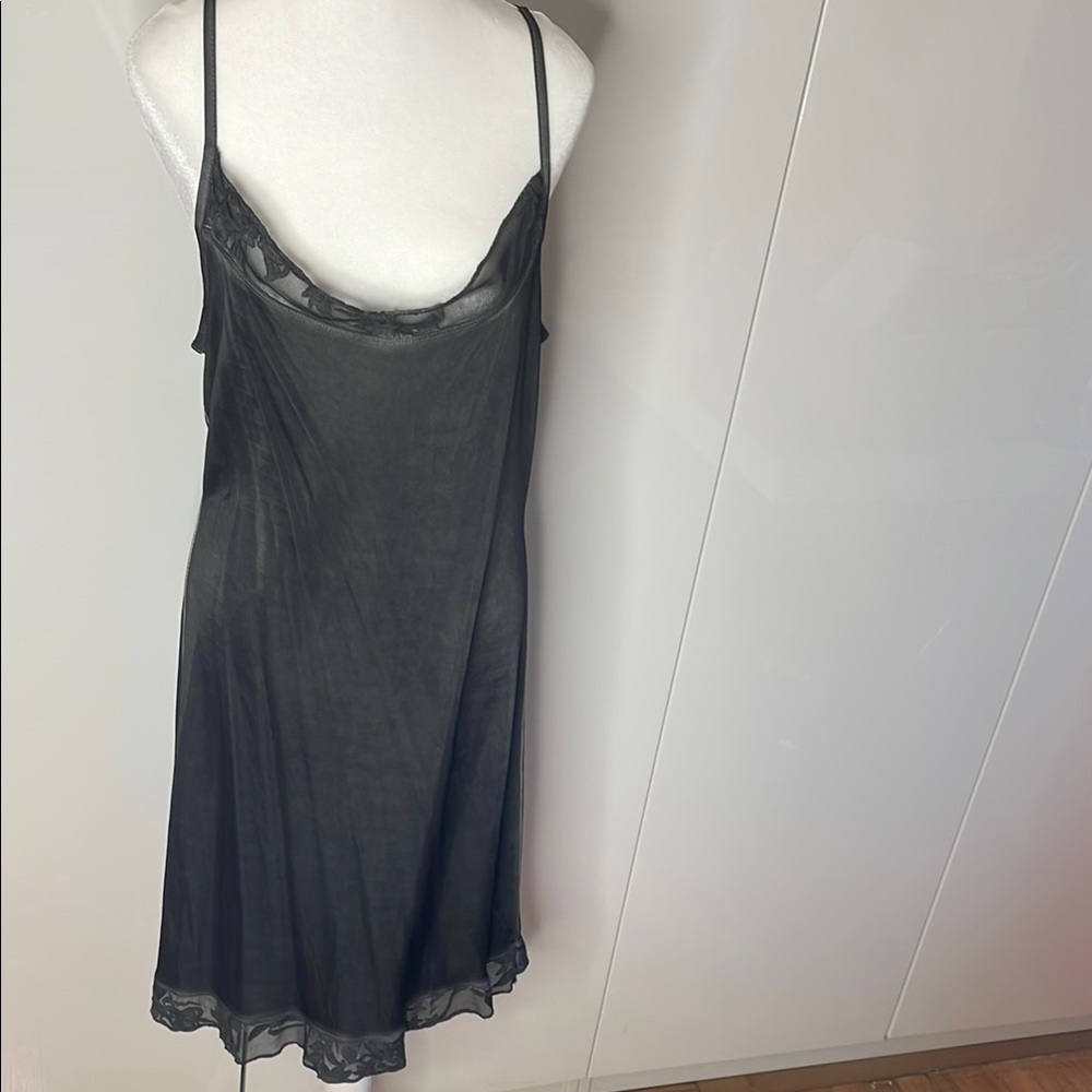 Elegant Black Lace Slip Dress